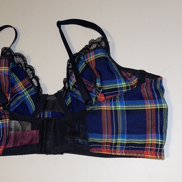 🆕 La SENZA Plaid Naughty Schoolgirl Bra - Women’s Size Medium - Picture 7 of 11